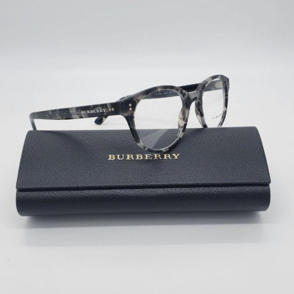 Burberry Grey Havana 2194 Eyeglasses - Picture 4 of 6